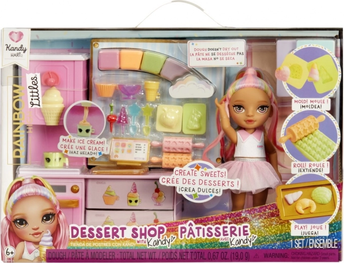Rainbow High Littles cukráreň s malou sestričkou a kuchynkou