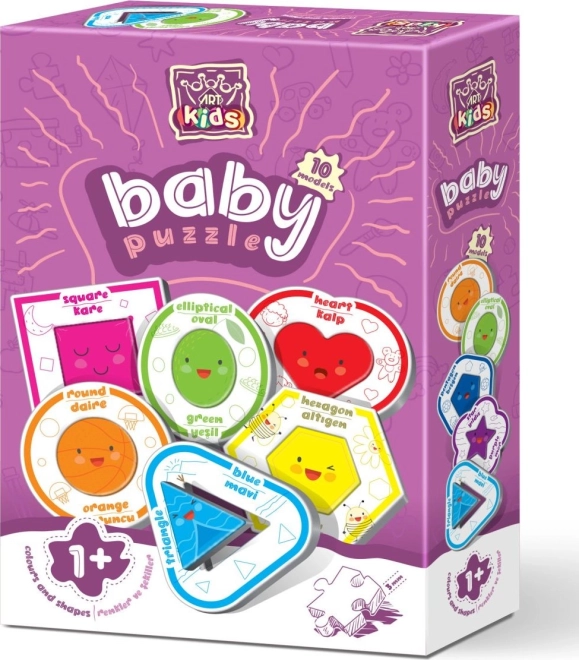 Detské puzzle Farby a tvary – 2dielne