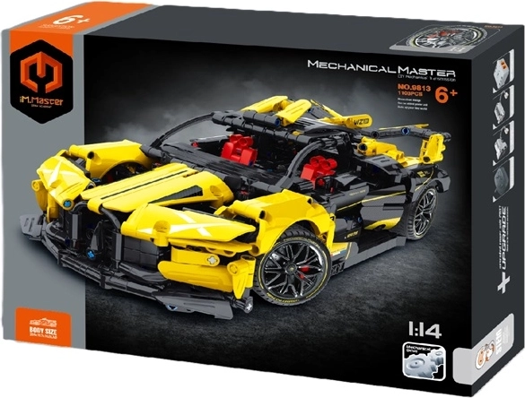 IM.Master pretekárske auto 1:14 žlté (stavebnica)