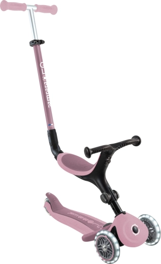 Globber GO UP active lights ecologic 3v1 kolobežka berry