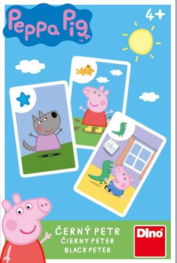 Dino hracie karty Peppa Pig Čierny Peter