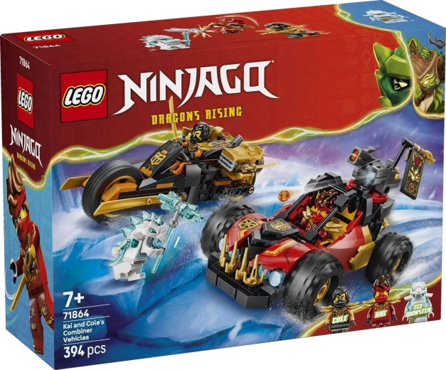 LEGO NINJAGO Kaiove a Coleove kombinované vozidlá