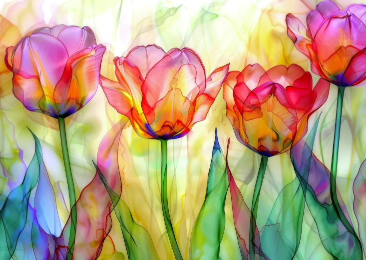 Enjoy puzzle Tulipánová záhrada 1000 dielikov
