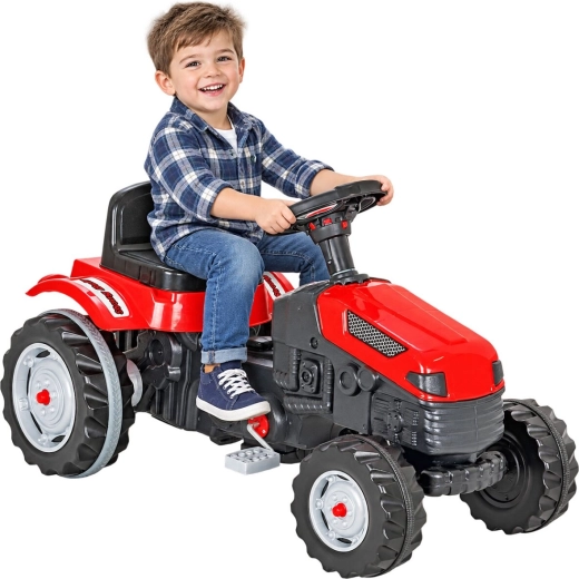 Šliapací traktor Jamara Strong Bull červený