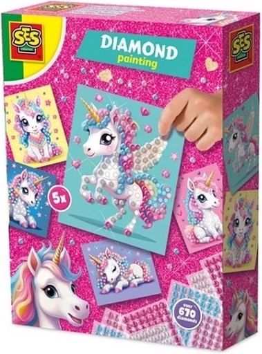 SES Jednorožec – diamantové maľovanie