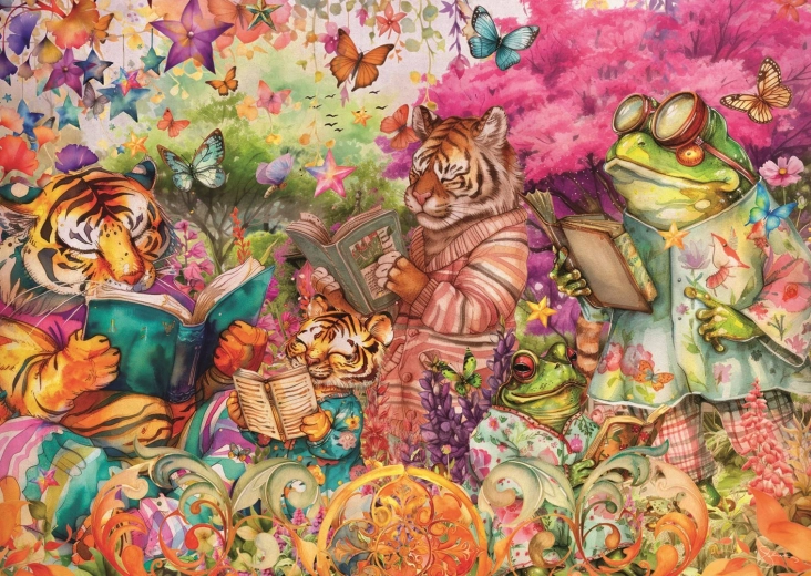 Puzzle Knižný klub 1000 dielikov Ravensburger
