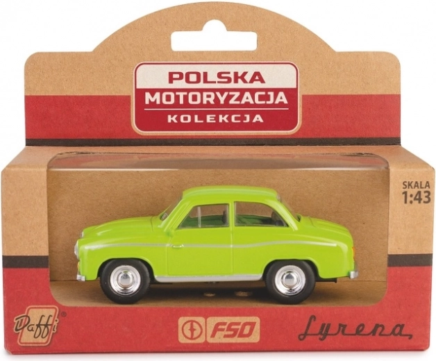 kovový model auta Syrena 104 zelená 1:43