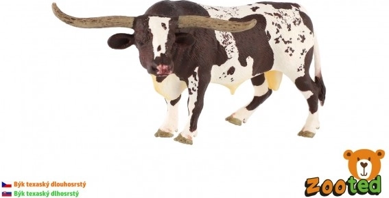 Model býka Texaského dlhorožca 15 cm