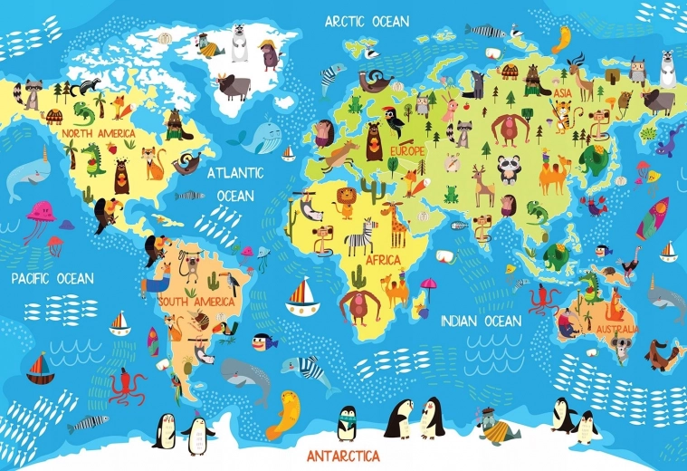 Interdruk puzzle Mapa sveta s 250 dielikmi