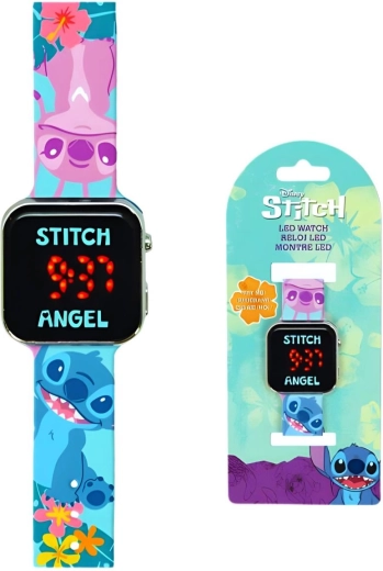 LED digitálne hodinky Lilo a Stitch
