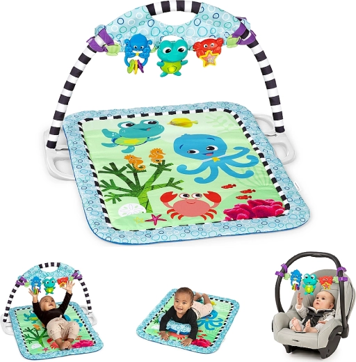 Hravá podložka BABY EINSTEIN Neptune 3v1 so svetlami a hudbou