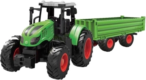 Rádiom ovládaný traktor s prívesom