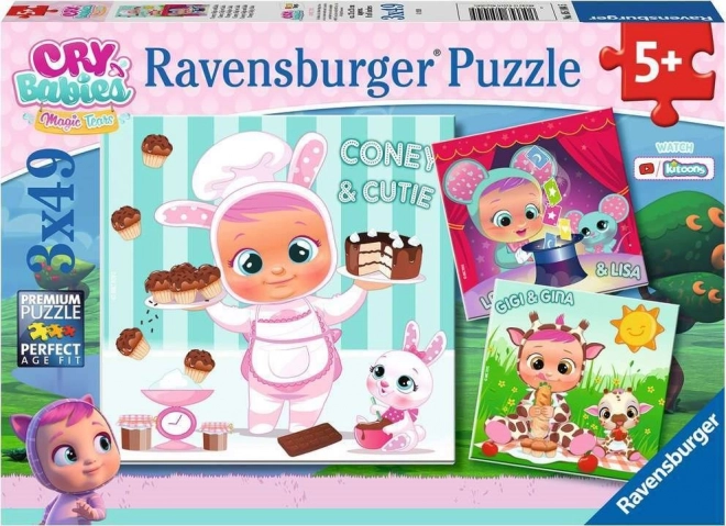 Puzzle RAVENSBURGER Cry Babies Magic Tears 3×49 dielikov