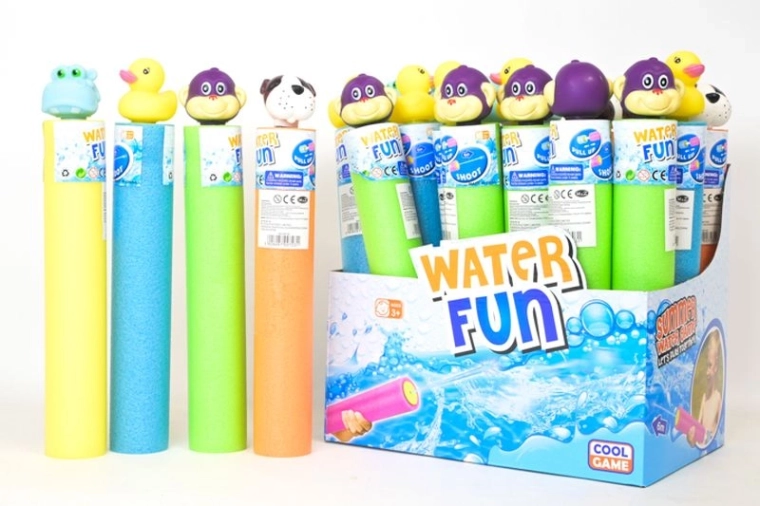 Penová vodná pumpa so zvieratkami 26 cm (24 ks)