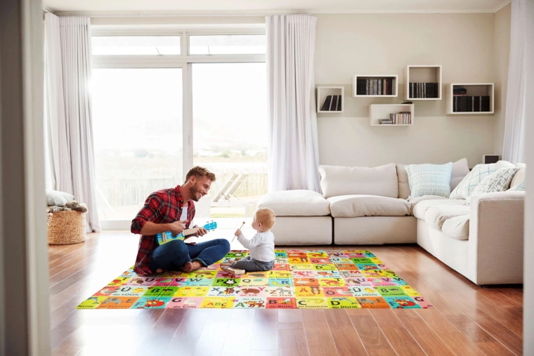 Dvojvrstvová zábava: nemecká abeceda a motív farmy