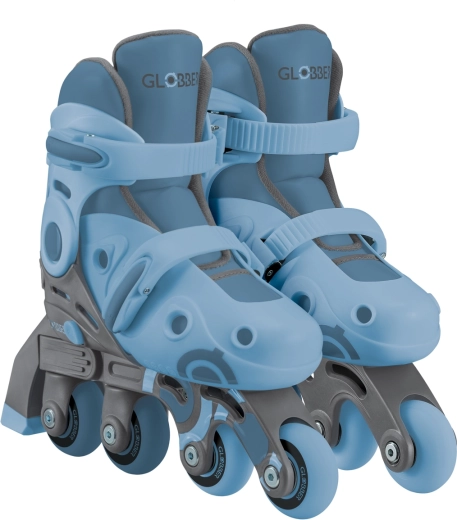 Detské inline korčule Learning skates 2v1 modré nastaviteľné 30–33
