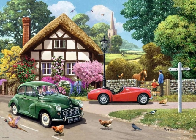 Puzzle Vidiecka vychádzka 1000 dielikov