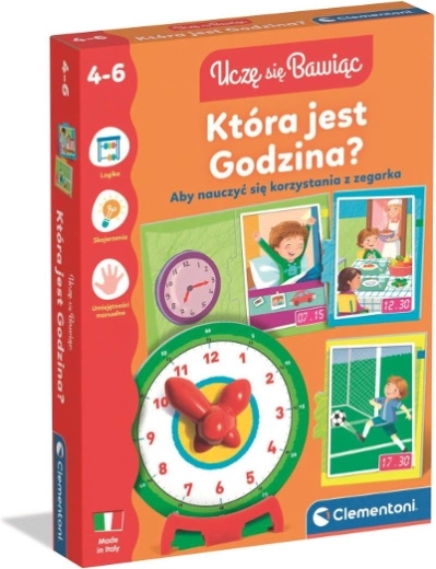 Koľko je hodín? vzdelávacia hra s puzzle a hodinami