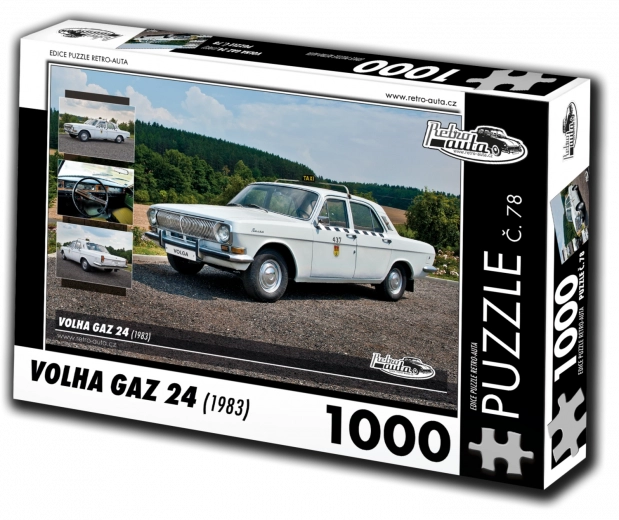 Puzzle Retro-autá Volga GAZ 24 (1983) – 1000 dielikov