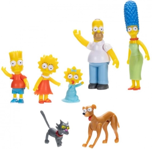 Simpsonovci – rodinný multipack figúrok 6,5 cm