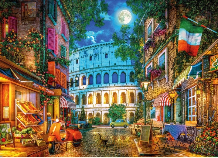 Puzzle Koloseum v mesačnom svite 1000 dielikov GIBSONS