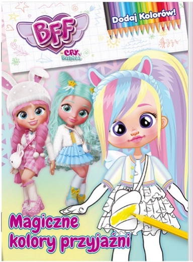 Magické farby priateľstva: Pridaj farby, časť 1 – omaľovánky BEST FRIENDS FOREVER
