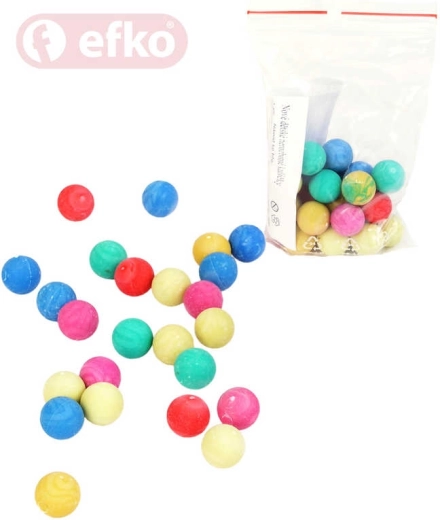 Efko pastelové nerozbitné guľôčky vo vrecúšku (ťažký plast)