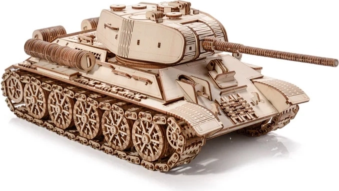 Realistický drevený model tanku T-34-85