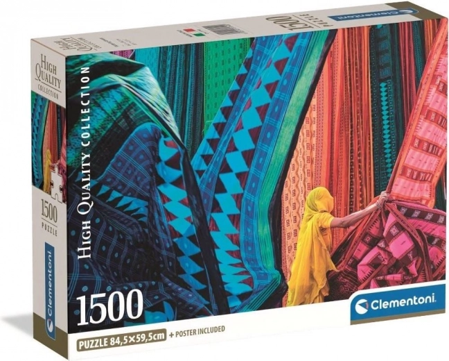 Clementoni puzzle vlniace sa látky 1500 dielikov