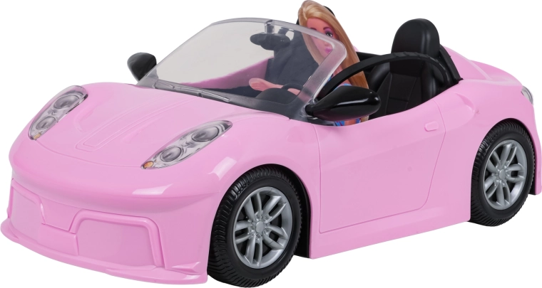 Ružový kabriolet pre bábiku