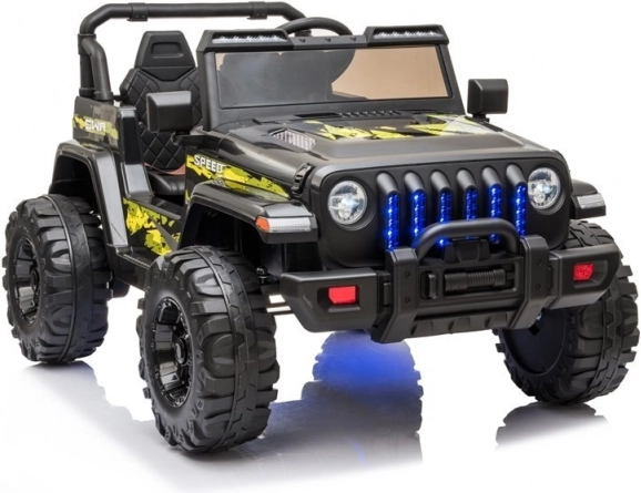 Elektrické detské auto terénny jeep, čierne