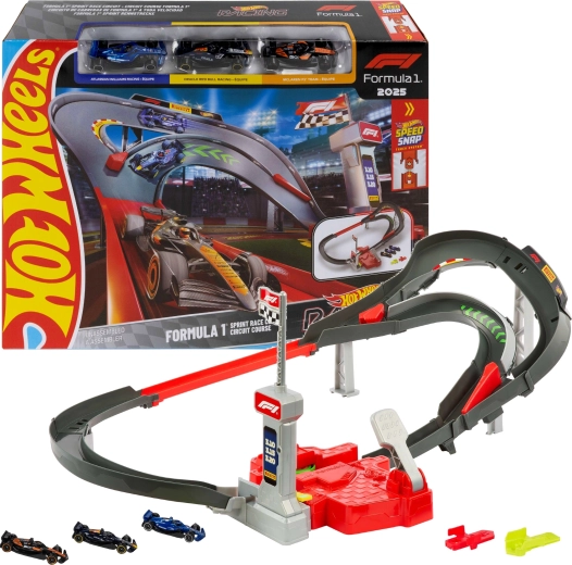 Hot Wheels HW Racing pretekárska dráha Formula 1 Sprint + 3 formule