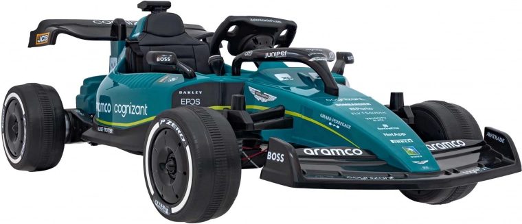 Detské elektrické auto FORMULA 1 Aston Martin Cognizant Aramco 24V