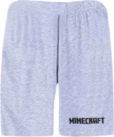 Sivé šortky Minecraft – Veľkosť: 128