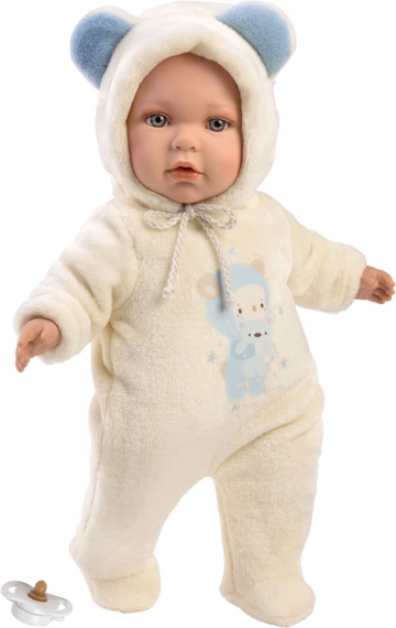 Llorens BABY ENZO realistická bábika bábätko s mäkkým telom 42 cm