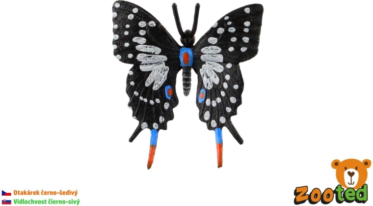 Figúrka tropického motýľa Papilio Zooted