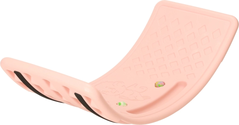 Ružová balančná hojdacia doska pre deti 67 × 27,5 cm