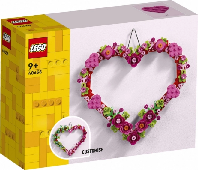 LEGO ozdoba v tvare srdca