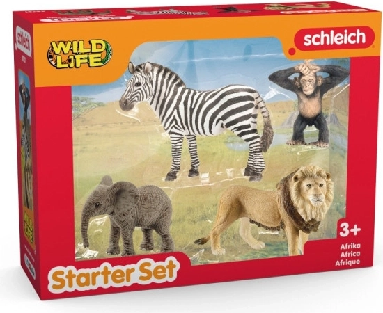 Sada 4 figúrok WILD LIFE – africké zvieratá