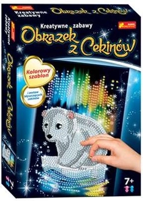 Flitrový obrázok medvedík