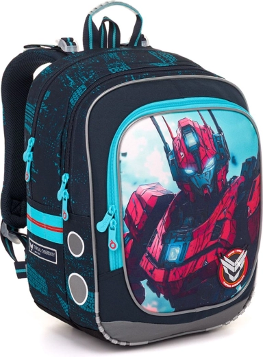 Topgal ľahký školský batoh Endy s robotom