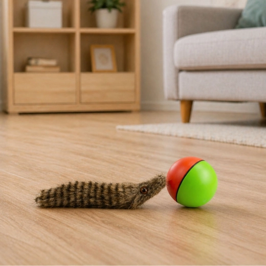 Mäkký plyšový chvostík