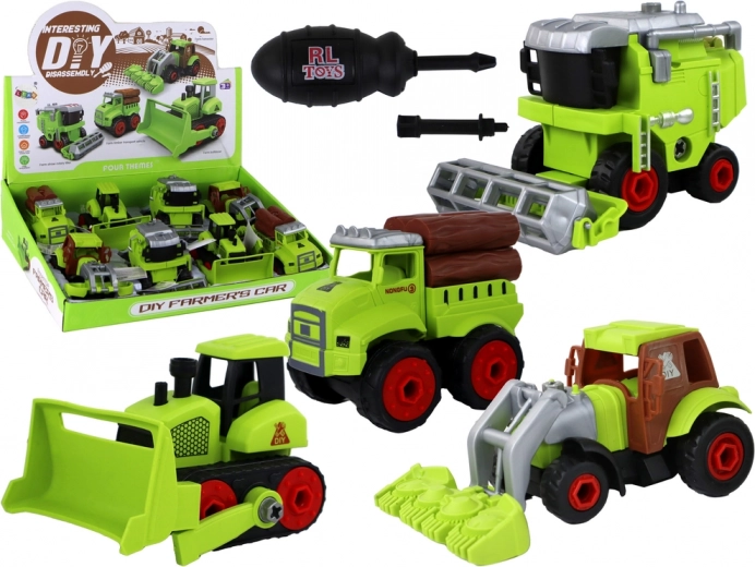 Stavebnice poľnohospodárskych vozidiel DIY