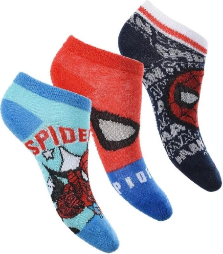 Detské členkové ponožky Spider-Man – 3 páry