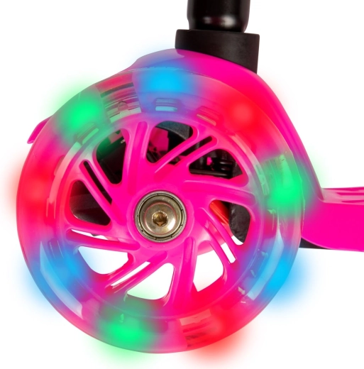 LED kolieska pre viditeľnosť a zábavu
