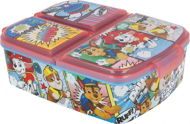 Detský multi box na desiatu PAW PATROL s tromi priehradkami