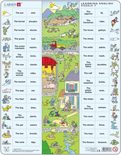 Puzzle Angličtina na vidieku 64 dielikov