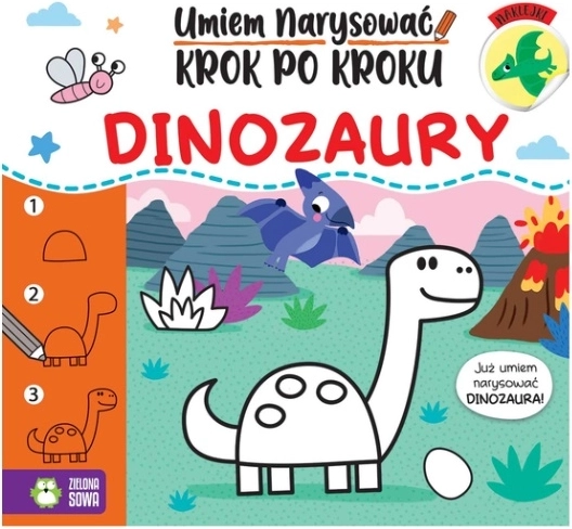 Viem kresliť krok za krokom: Dinosaury