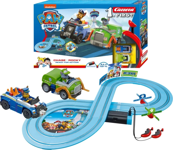 Carrera First PAW Patrol – Pripravení do akcie závodná dráha 2,4 m