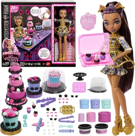 Bábika Monster High Clawdeen Wolf strašidelne sladké narodeniny